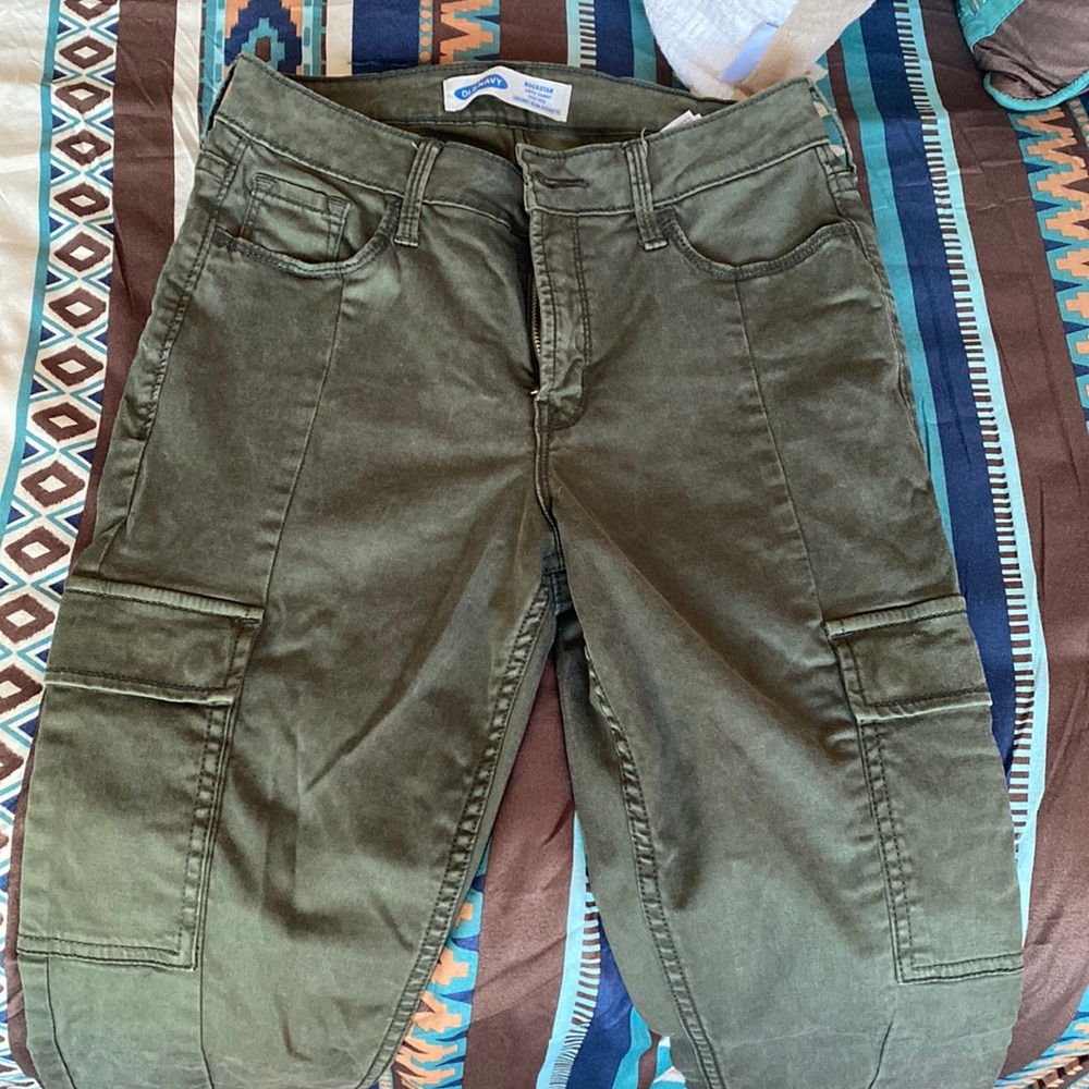 Hunter Green Old Navy Cargos Size 4